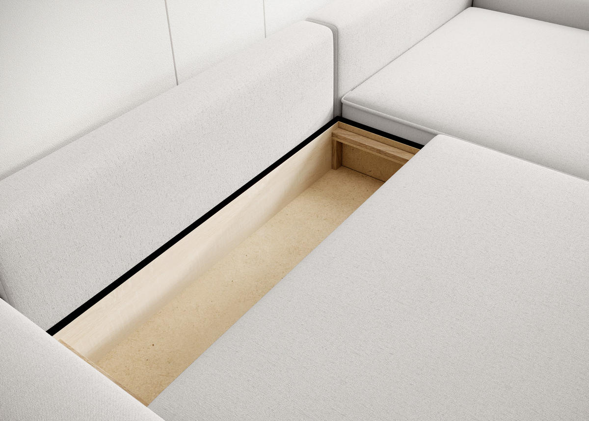 ECKSCHLAFSOFA CHALLANGE  mit Schlafen auf Sitzhöhe, Rücken echt, Armteil links, Armteil rechts Struktur Silberfarben  - Silberfarben/Schwarz, MODERN, Kunststoff/Textil (246/168cm) - Trendmanufaktur