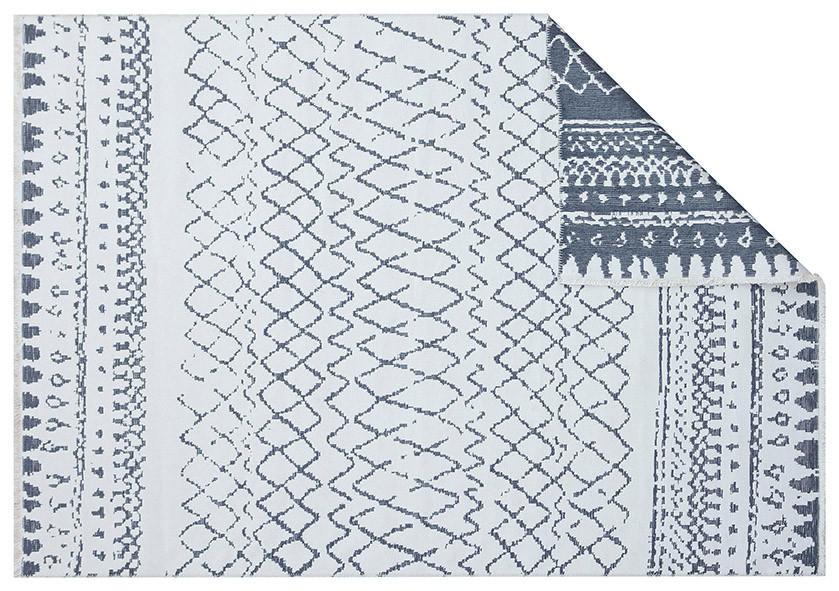 TEPIH NISKOG TKANJA 160/230 cm   bijela, tamno siva  NATURALI  - bijela/tamno siva, Lifestyle, tekstil (160/230cm) - Novel