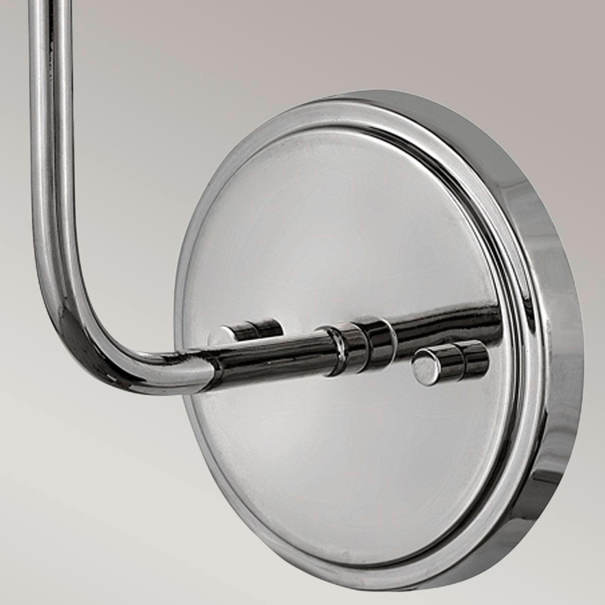 WANDLEUCHTE Clarke   - Weiß/Nickelfarben, KONVENTIONELL, Metall (40/18,4/22,2cm)