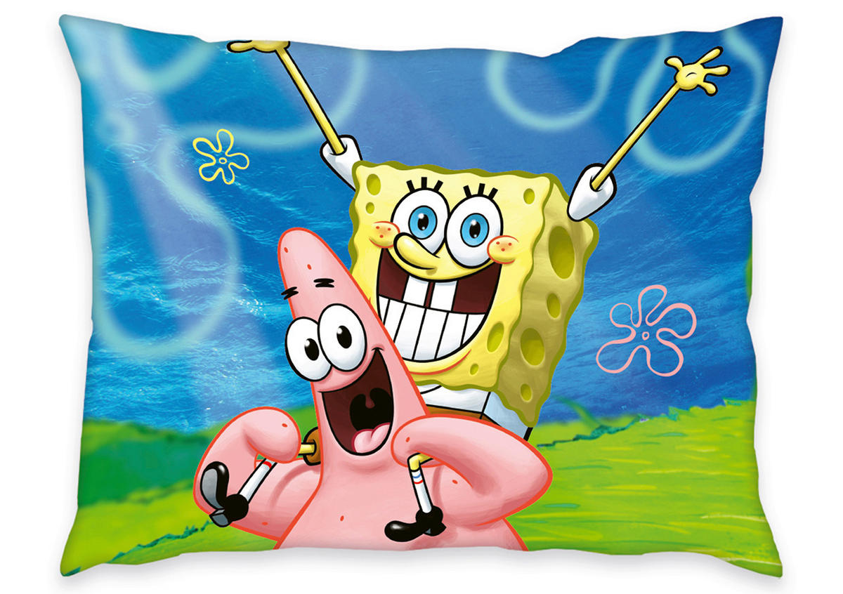 BETTWÄSCHE Spongebob Bettwäsche Renforcé 140/200 cm  - Multicolor, Basics, Textil (140/200cm) - Herding