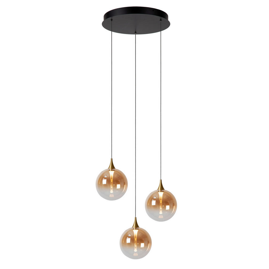 Thumbnail - Lucide Led-Hängeleuchte Gisela, Kugel,Kugel, 36x150x36 cm, RoHS, Reach, Europäischer Sicherheitsstandard, höhenverstellb...