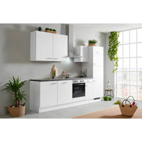 KÜCHENLEERBLOCK 280 cm   in Schwarz, Hellgrau  - Hellgrau/Schwarz, Basics, Holzwerkstoff/Metall (280cm) - Impuls