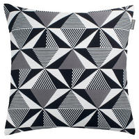 KISSENBEZUG PRISM 45/45 cm  - Schwarz/Weiß, Basics, Textil (45/45cm) - Musterring