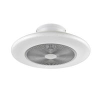 VENTILATOR STROPNI  bijela, boje kroma   prozirno   - bijela/prozirno, Trend, metal/plastika (55/19cm) - Mican