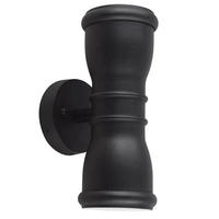 VÄGGLAMPA FÖR UTOMHUS - svart, Klassisk, metall (23/9,2/12,9cm) - Elstead Lighting