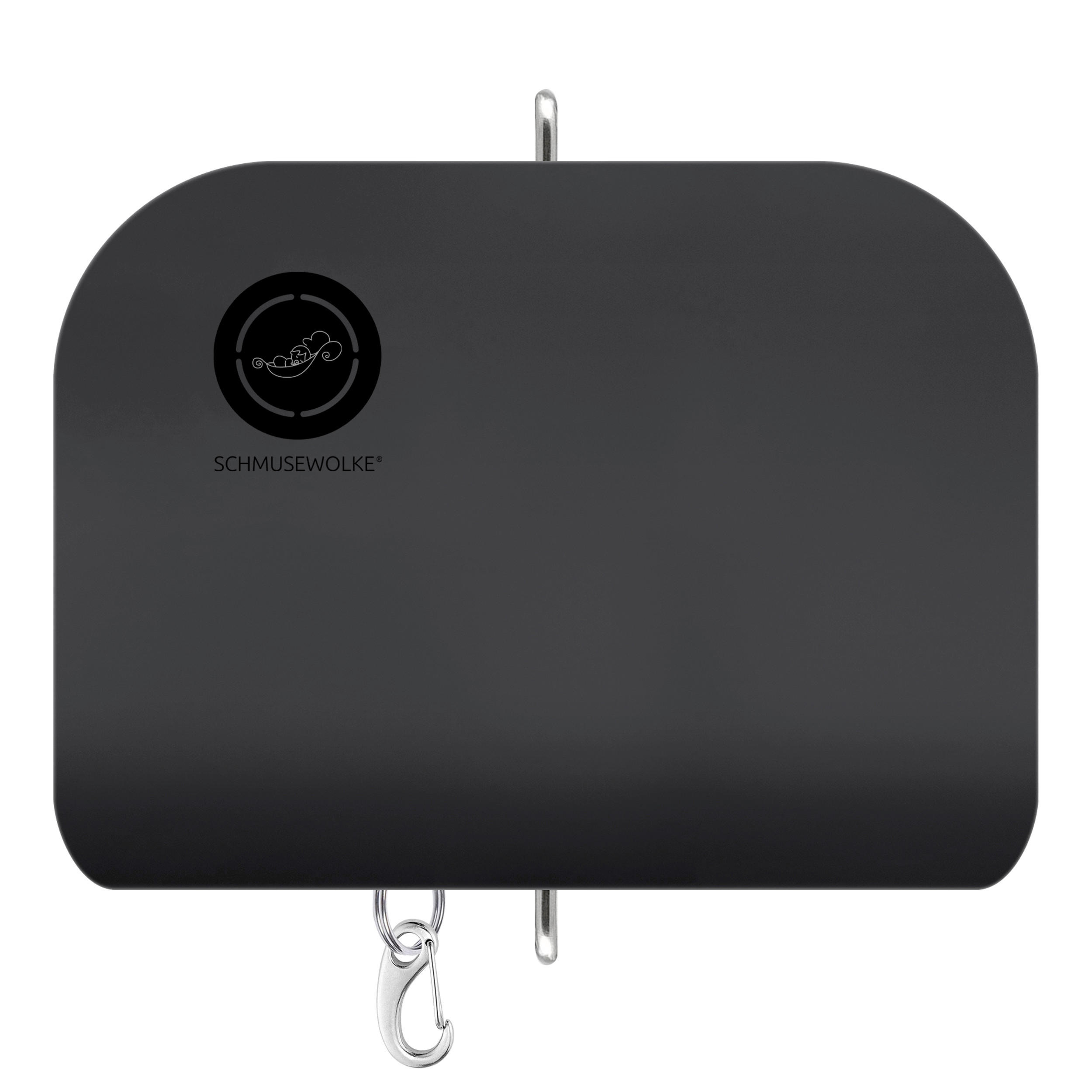 FEDERWIEGENZUBEHÖR  Anthrazit  - Anthrazit, Basics, Kunststoff (16/12/10cm) - SCHMUSEWOLKE