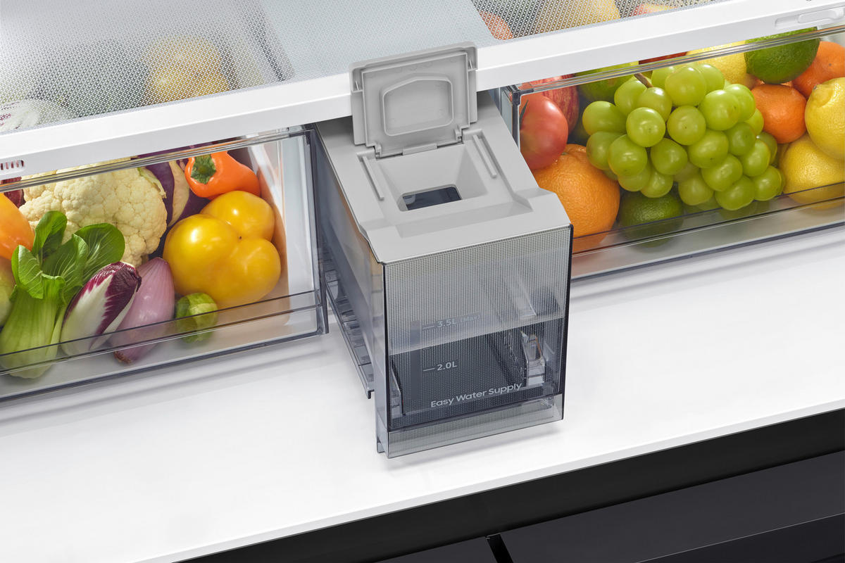 FRENCH-DOOR 91,2/177,9/72,3 cm  - Schwarz, Trend, Glas/Kunststoff (91,2/177,9/72,3cm) - Samsung