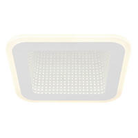 STROPNA LED-SVETILKA   //4000 K/230 V/ - bela/opal, Design, kovina/umetna masa (23/23/4cm) - Globo