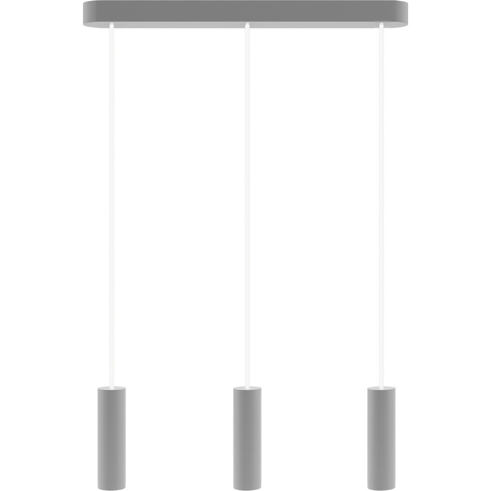 HÄNGELEUCHTE 52/3.4/150 cm  - Grau, Design, Holz (52/3.4/150cm)