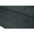 ECKSOFA in Struktur Dunkelgrau 205/280 cm - Dunkelgrau/Schwarz, Design, Textil/Metall (205/280cm) - Xora