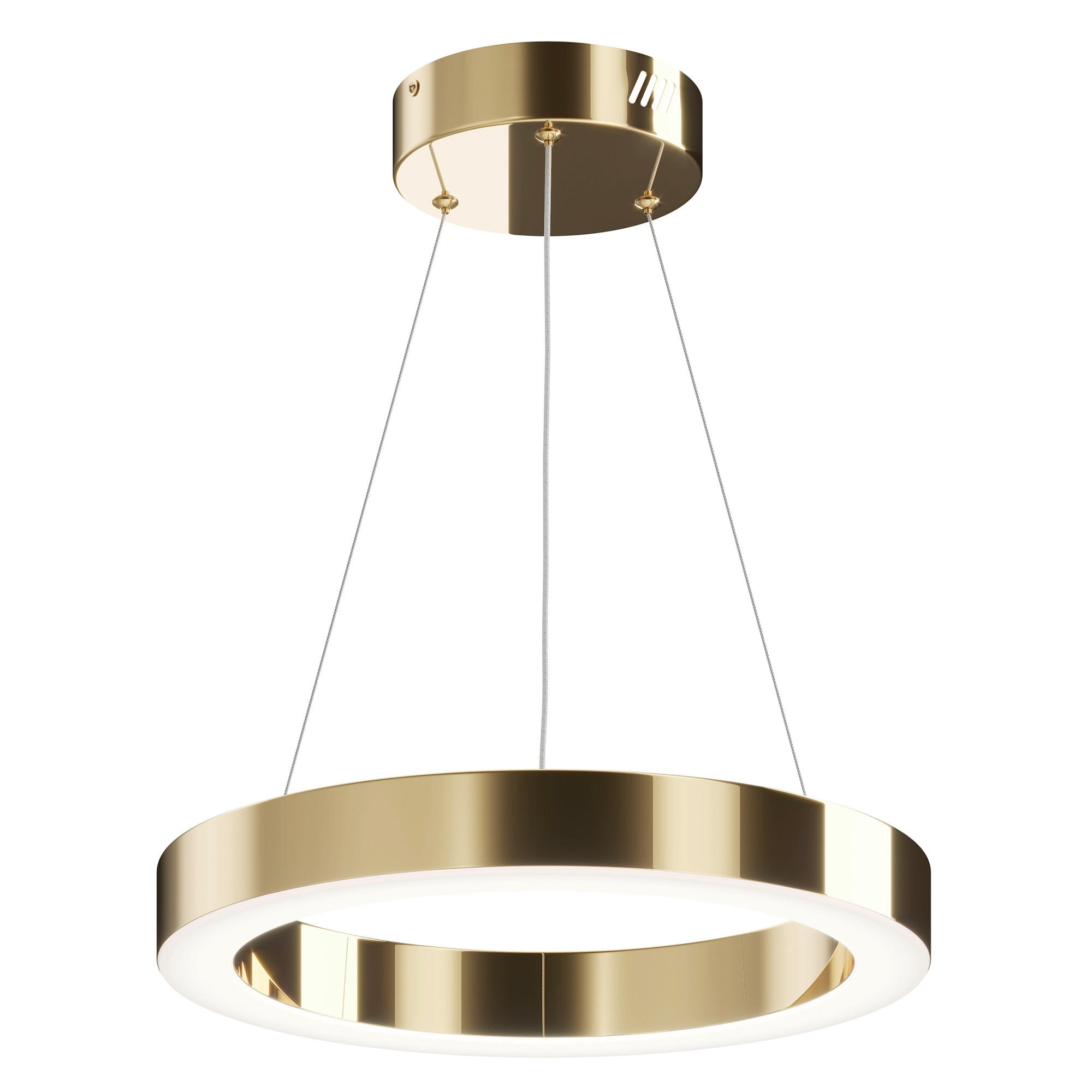 PENDELLEUCHTE 40/5 cm    - Messingfarben, Trend, Metall (40/5cm) - MAYTONI