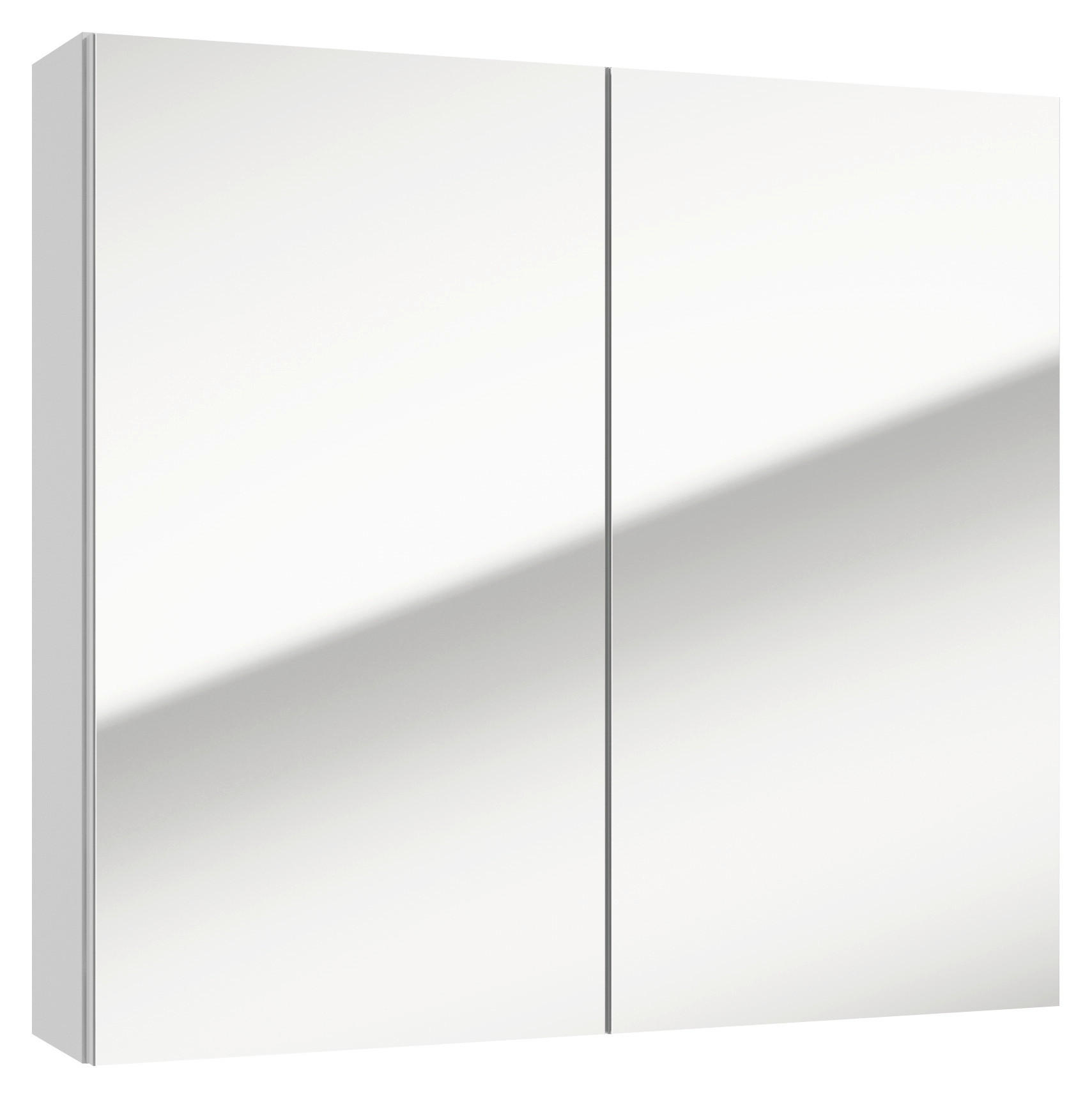 SPIEGELSCHRANK 65/60/15 cm  - Weiß, Basics, Glas/Holzwerkstoff (65/60/15cm) - MID.YOU