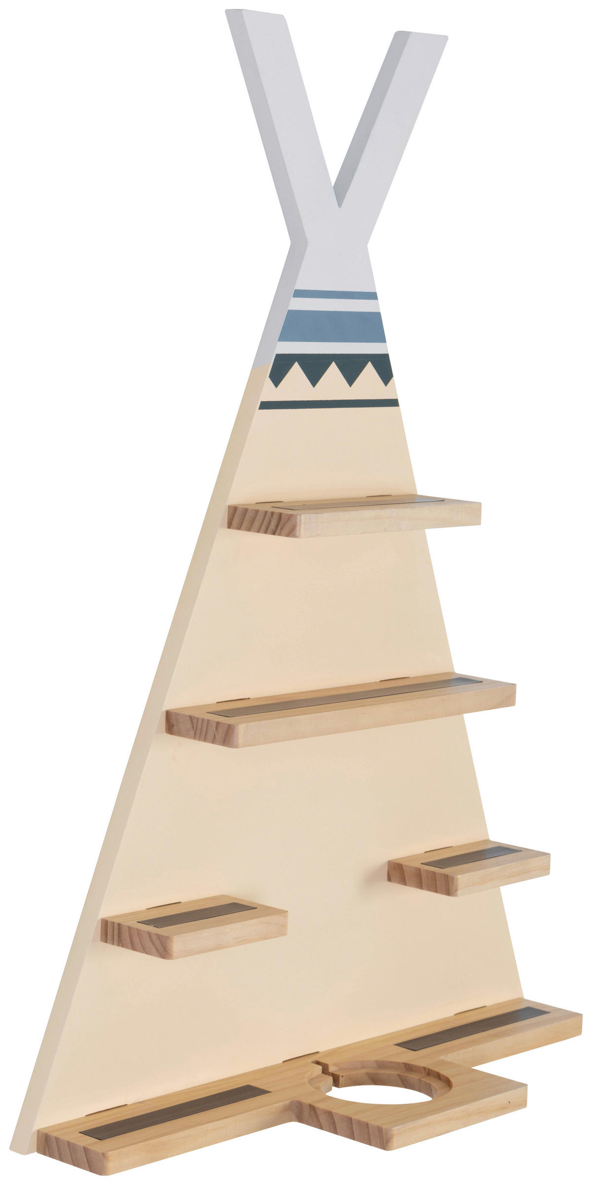 WANDREGAL  - Beige/Naturfarben, MODERN, Holz/Holzwerkstoff - Ben'n'jen