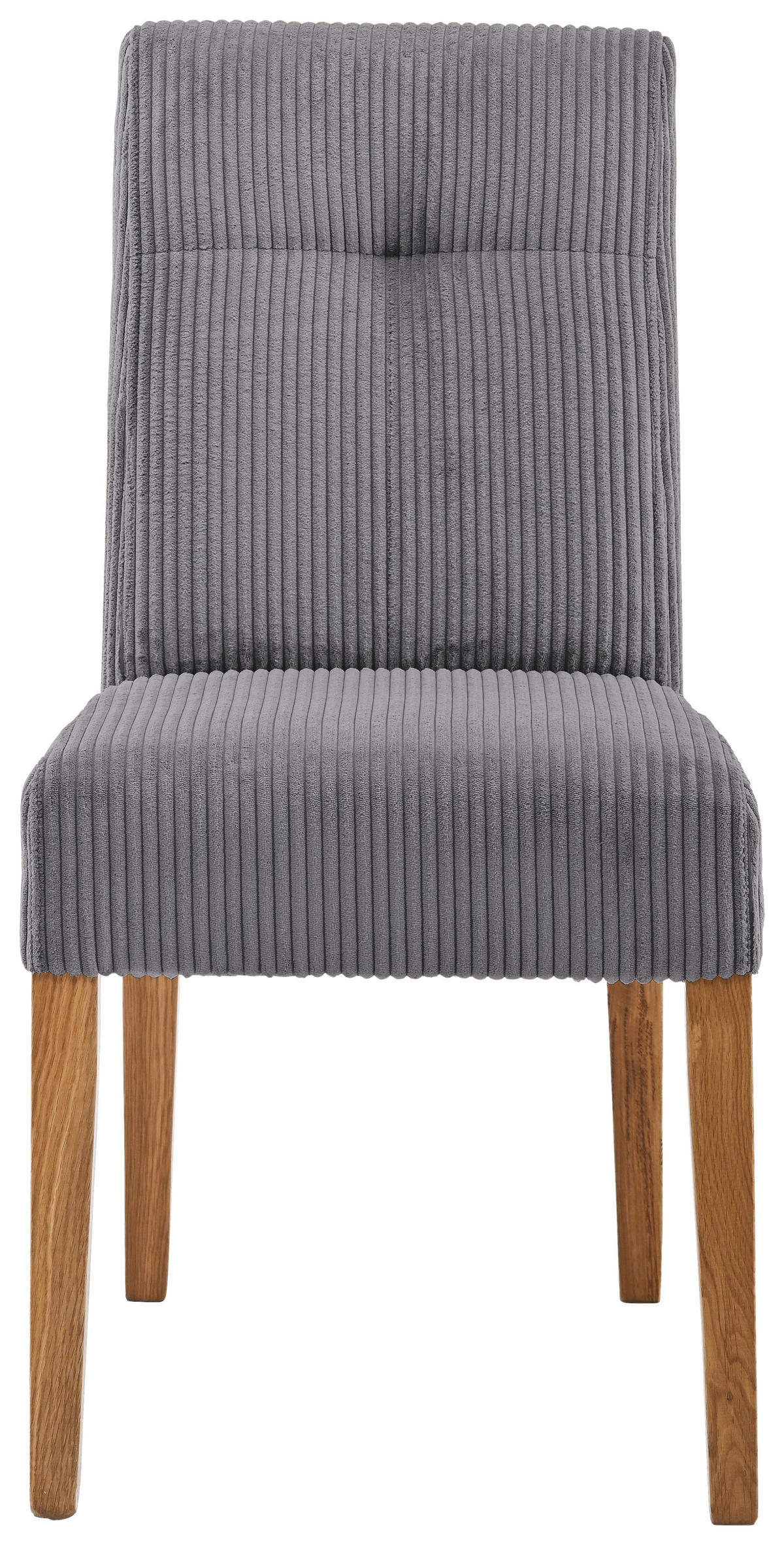 STUHL in Holz, Textil Anthrazit, Eichefarben  - Eichefarben/Anthrazit, KONVENTIONELL, Holz/Textil (47,5/91,5/63cm) - home24