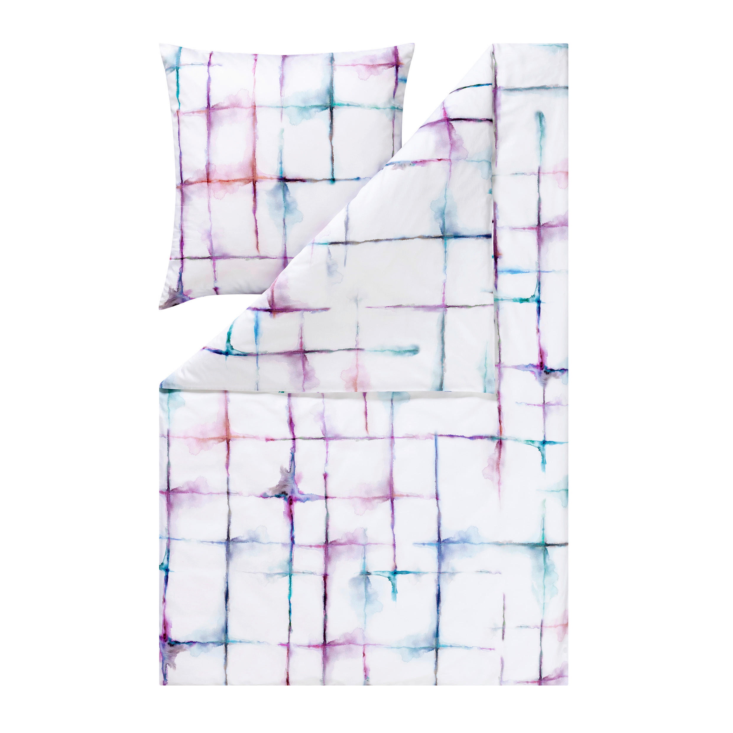 BETTWÄSCHE Impulse Makosatin 155/220 cm  - Multicolor, Design, Textil (155/220cm) - Estella