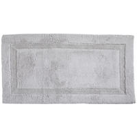 BADEMATTE Silberfarben 80/150 cm  - Silberfarben, Trend, Textil (80/150cm) - Bio:Vio