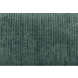 BIGSOFA in Flachgewebe Grün  - Chromfarben/Grün, KONVENTIONELL, Textil/Metall (256/68/122cm) - Carryhome