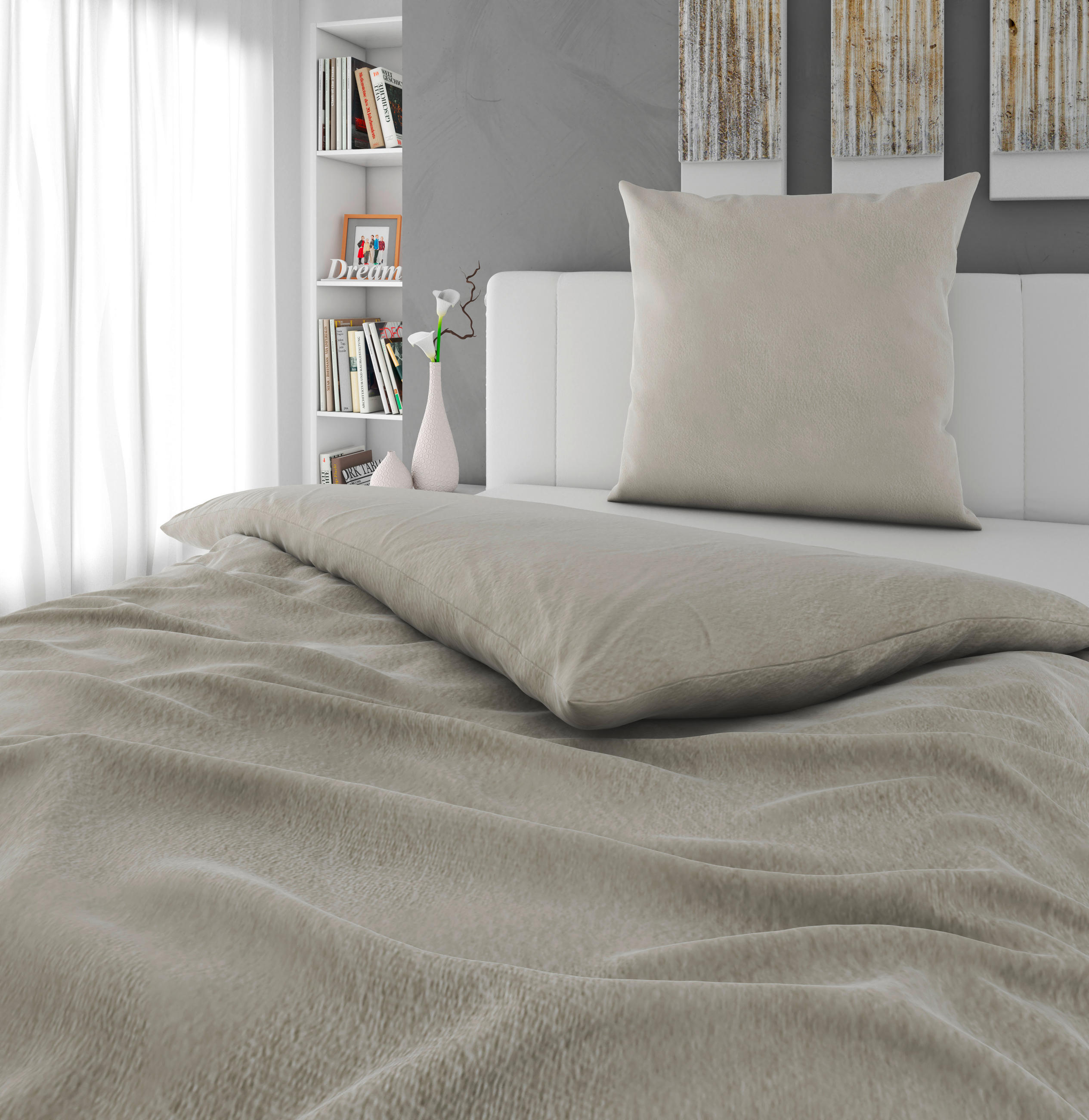 BETTWÄSCHE MMink 155/220 cm  - Basics, Textil (155/220cm) - Novel