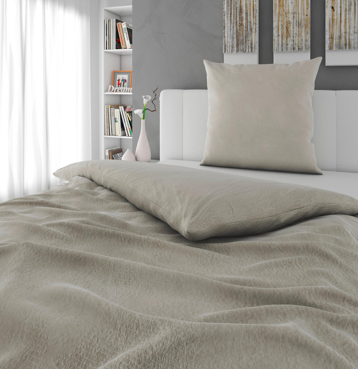 BETTWÄSCHE MMink 155/220 cm  - Basics, Textil (155/220cm) - Novel