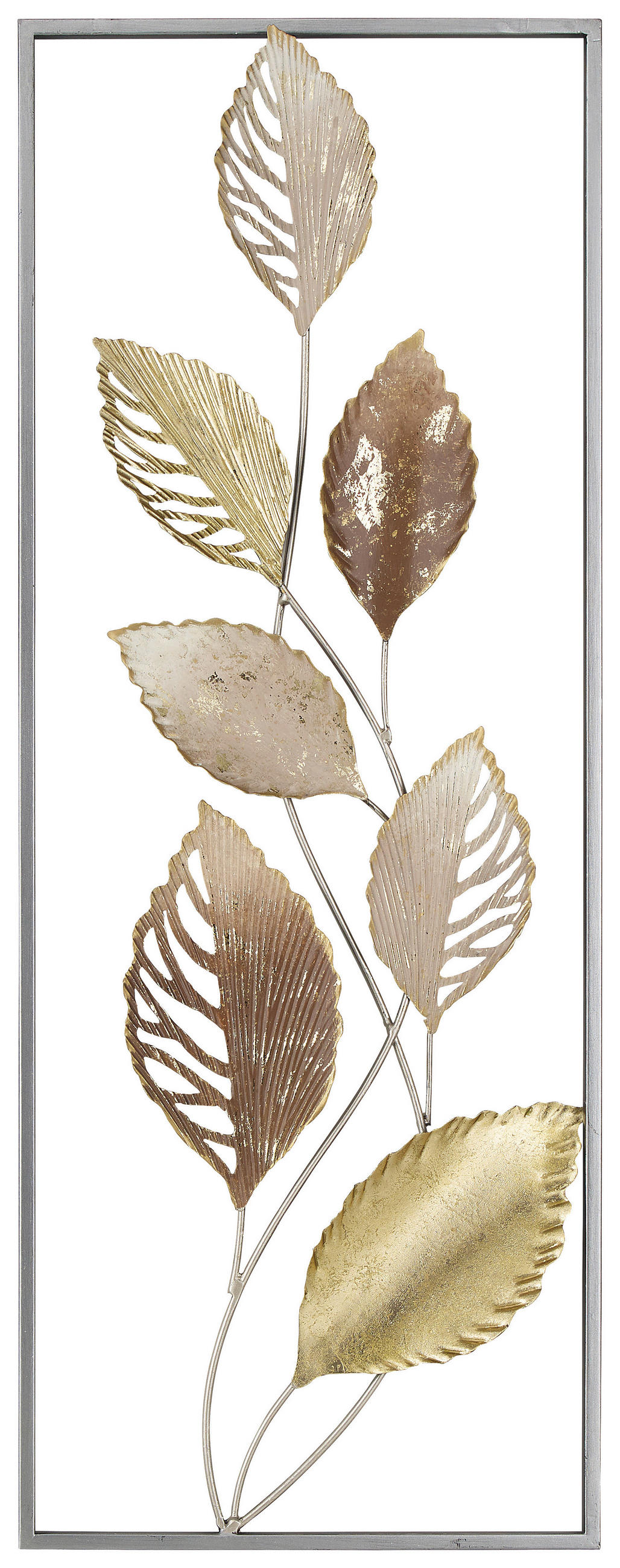 FALI DEKORÁCIÓ - barna/aranyszínű, Natur, fém (28,6/74,3cm) - Ambia Home