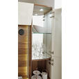WOHNWAND 300/205/52 cm  in Nussbaumfarben, Sandfarben  - Sandfarben/Nussbaumfarben, Design, Holz/Holzwerkstoff (300/205/52cm) - Ambiente