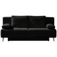 SCHLAFSOFA Spicy Cord Anthrazit, Grau  inkl. Rückenkissen, Armlehnenkissen, Bettkasten, Schlaffunktion  - Anthrazit/Grau, MODERN, Textil/Metall (193/85/88cm) - Novel