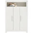 BABYKLEIDERSCHRANK Paulina - Silberfarben/Weiß, KONVENTIONELL, Holzwerkstoff/Kunststoff (130/188/54cm) - My Baby Lou BABYKLEIDERSCHRANK Paulina - Silberfarben/Weiß, KONVENTIONELL, Holzwerkstoff/Kunststoff (130/188/54cm) - My Baby Lou