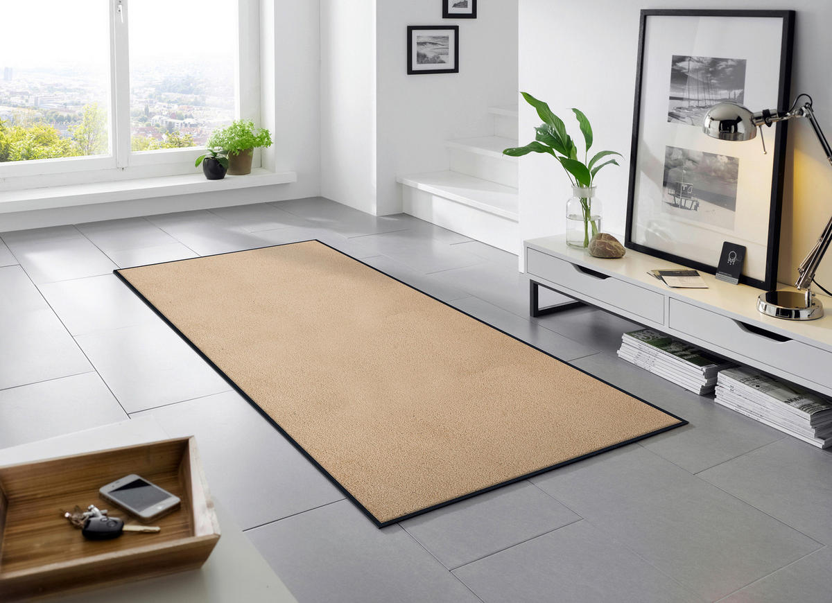 LÄUFER 75/190 cm Sahara Sahara  - Sahara, KONVENTIONELL, Kunststoff (75/190cm) - wash+dry