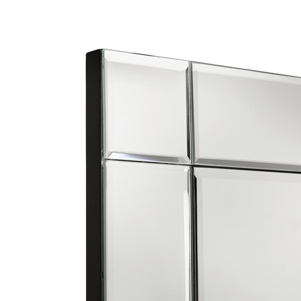 STANDSPIEGEL 55/160/5 cm  - Silberfarben, Trend, Glas/Holzwerkstoff (55/160/5cm) - Xora