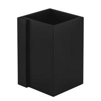 ZAHNPUTZBECHER Collection Classic 2025  - Schwarz, Design, Kunststoff (7,5/11/7,5cm) - Kleine Wolke
