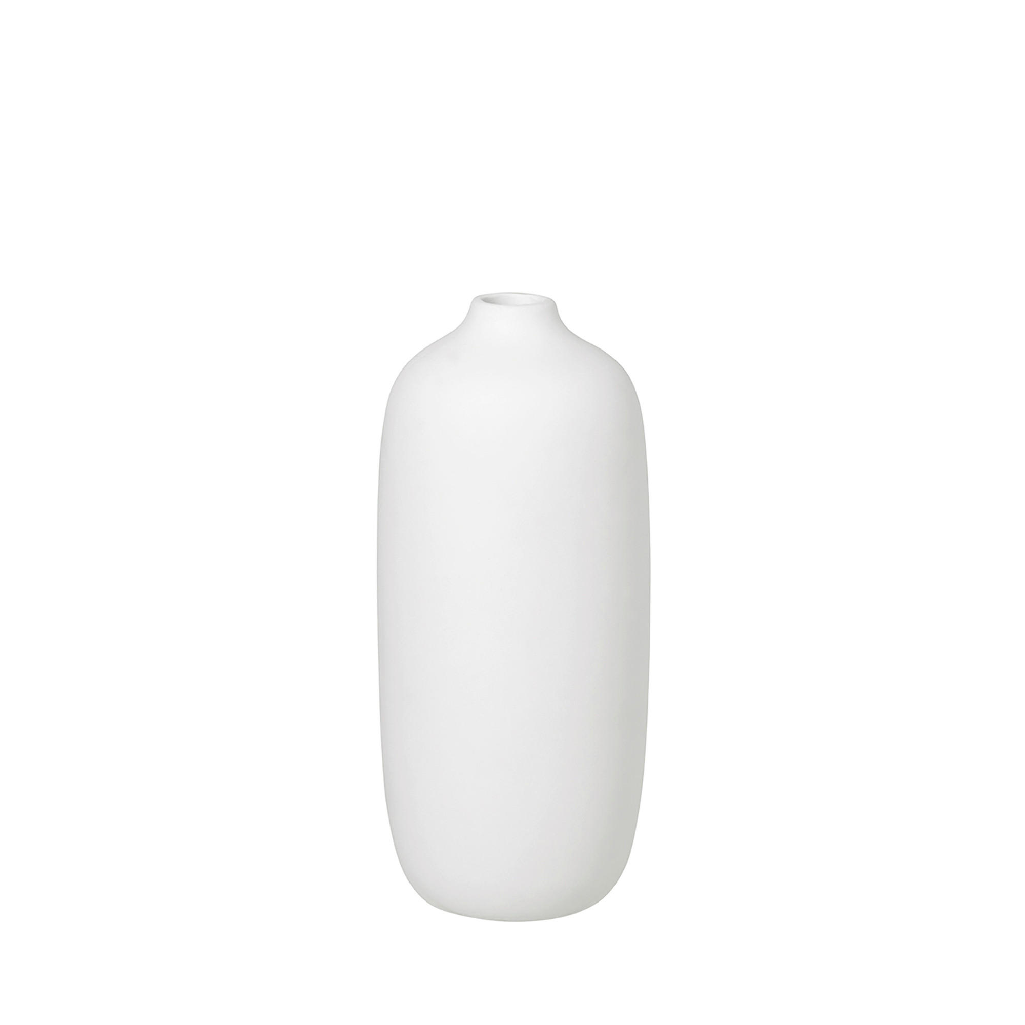 VASE CEOLA 18 cm - Weiß, Design, Keramik (8/18cm) - Blomus
