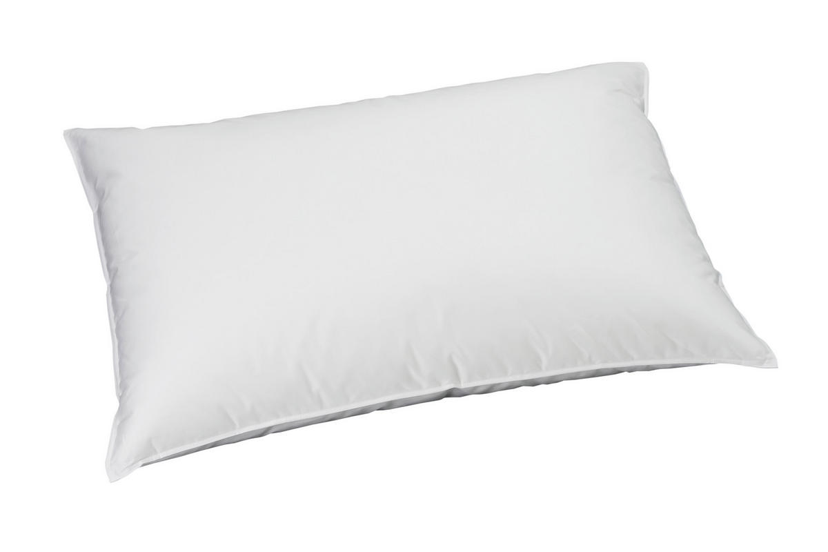 KOPFKISSEN 65/100 cm  - Weiss, Basics, Textil (65/100cm) - Billerbeck