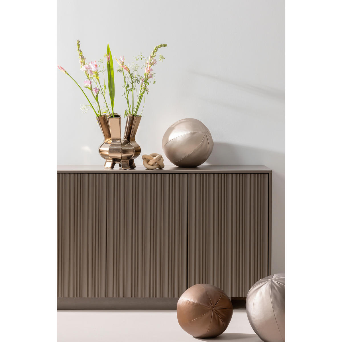 SIDEBOARD Nova  in 200/85/40 cm  - Braun, Design, Holz (200/85/40cm) - Livetastic