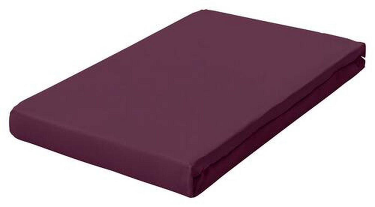 SPANNLEINTUCH 100/200 cm Frottee  - Lila, Basics, Textil (100/200cm) - Schlafgut