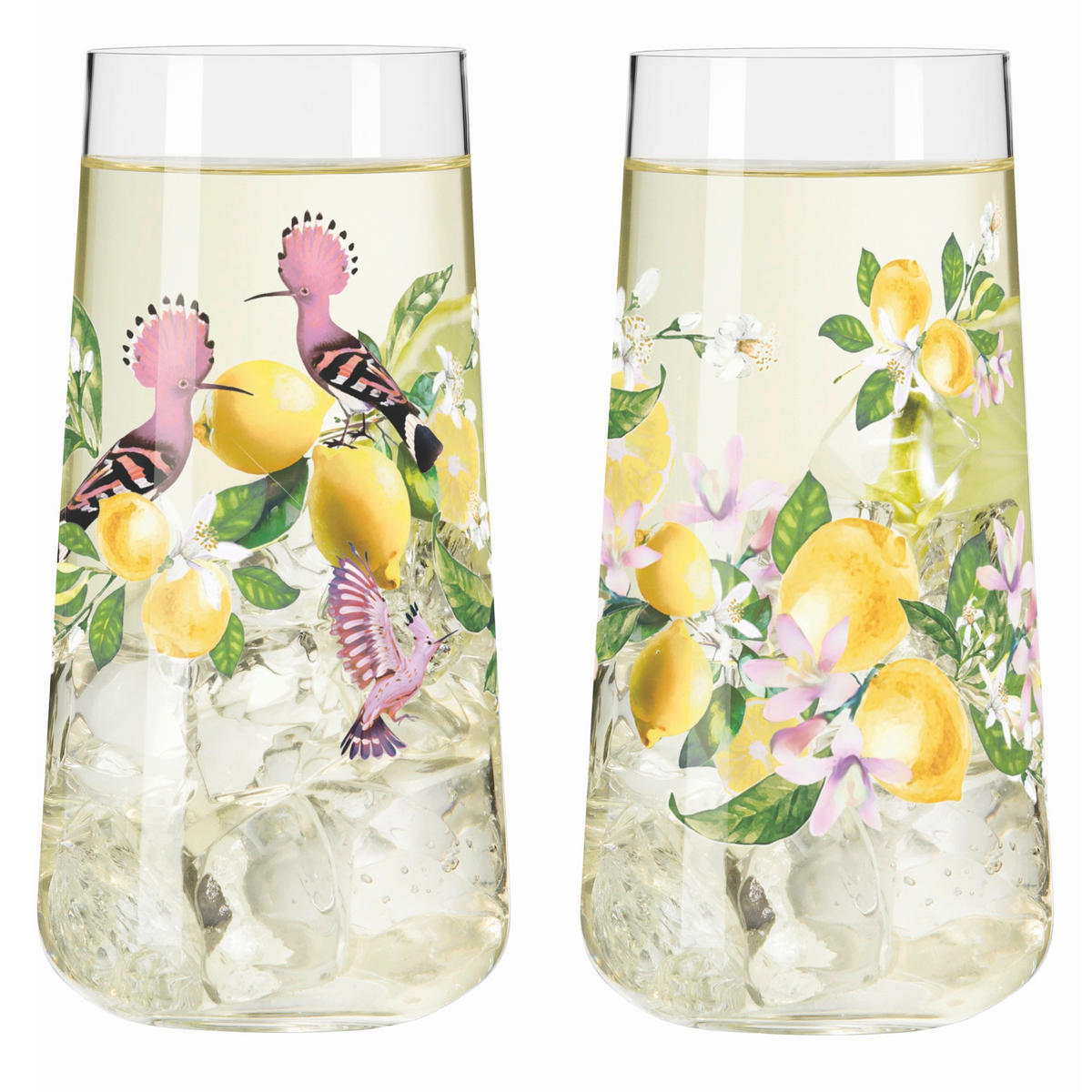 GLÄSERSET Sommertau Limoncello 2-teilig  - Transparent/Gelb, Design, Glas (8,2/16,6cm) - Ritzenhoff