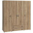 ORMAR S KLASIČNIM VRATIMA - boje hrasta/boje aluminija, Konvencionalno, drvni materijal/plastika (161/176/53cm) - Boxxx ORMAR S KLASIČNIM VRATIMA - boje hrasta/boje aluminija, Konvencionalno, drvni materijal/plastika (161/176/53cm) - Boxxx