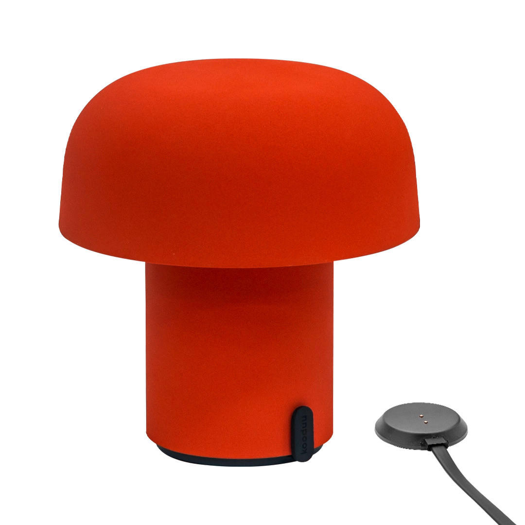 LED-TISCHLEUCHTE Sensa 19/20,5 cm   - Orange, MODERN, Metall (19/20,5cm)