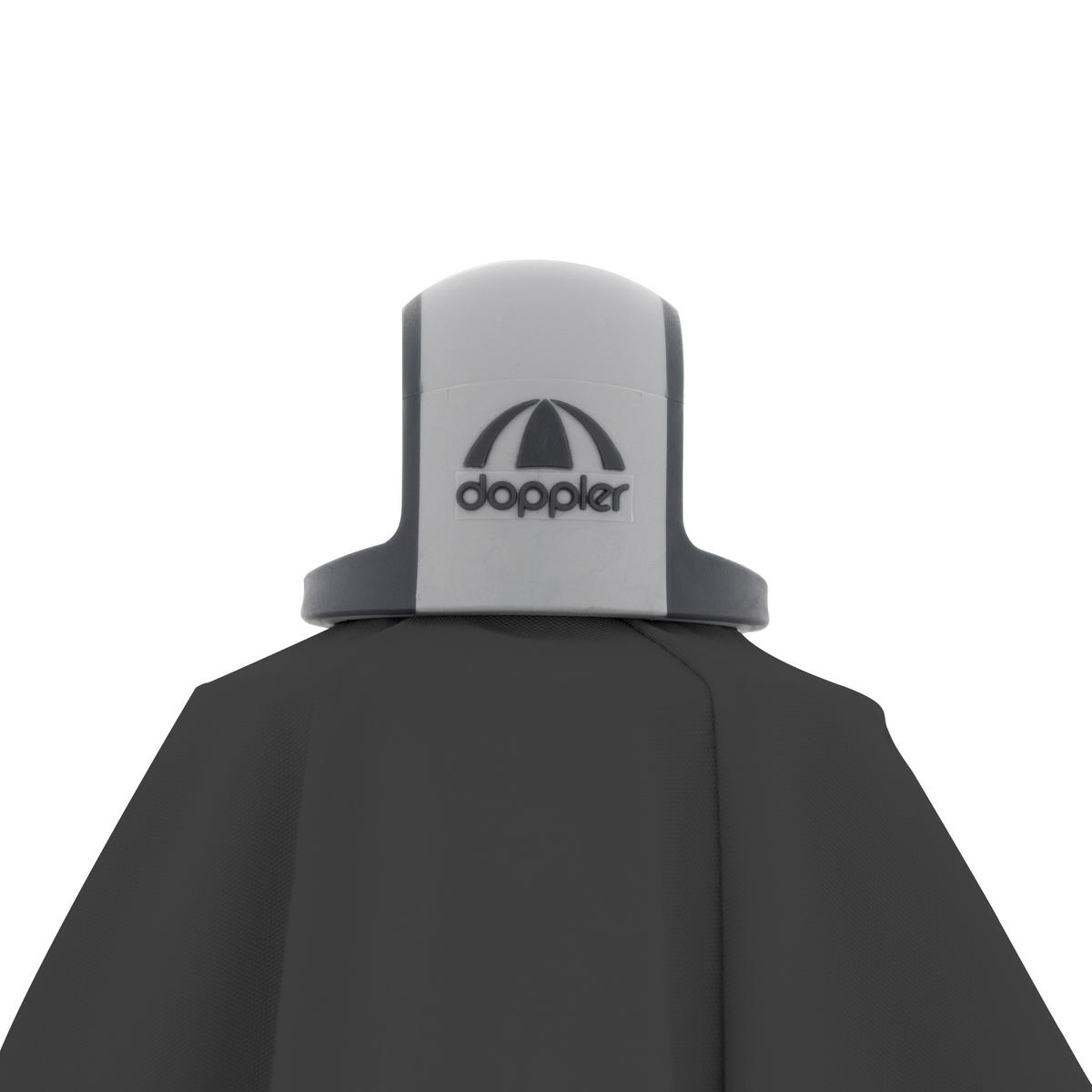 SONNENSCHIRM 220x140 cm Schwarz  - Silberfarben/Schwarz, Design, Textil/Metall (220/140cm) - Doppler