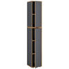 AKTENSCHRANK 30/183/33 cm  - Honigeiche/Anthrazit, Design, Holzwerkstoff (30/183/33cm) - MID.YOU