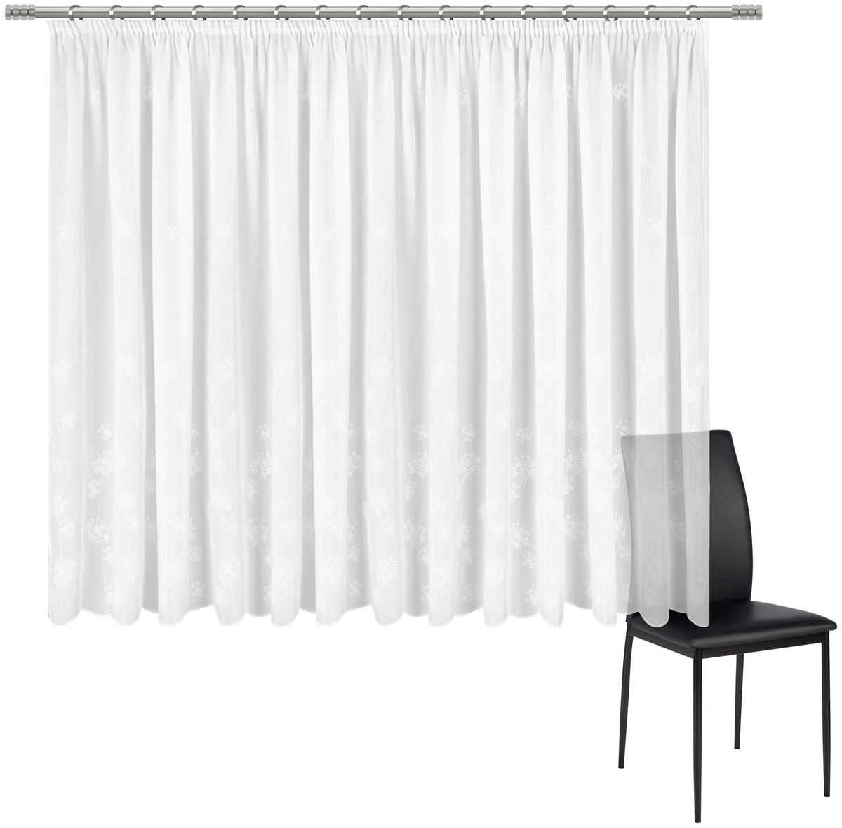 FERTIGSTORE  halbtransparent   450/245 cm  - Weiß, KONVENTIONELL, Textil (450/245cm) - Esposa