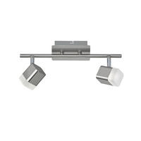 STROPNÍ LED SVÍTIDLO,  - barvy niklu, Basics, kov (34/14,50cm)