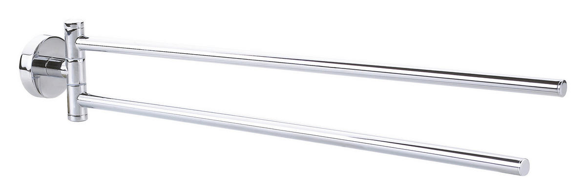 HANDTUCHHALTER Chromfarben  - Chromfarben, Trend, Metall (5/8,2/45,5cm) - Tesa