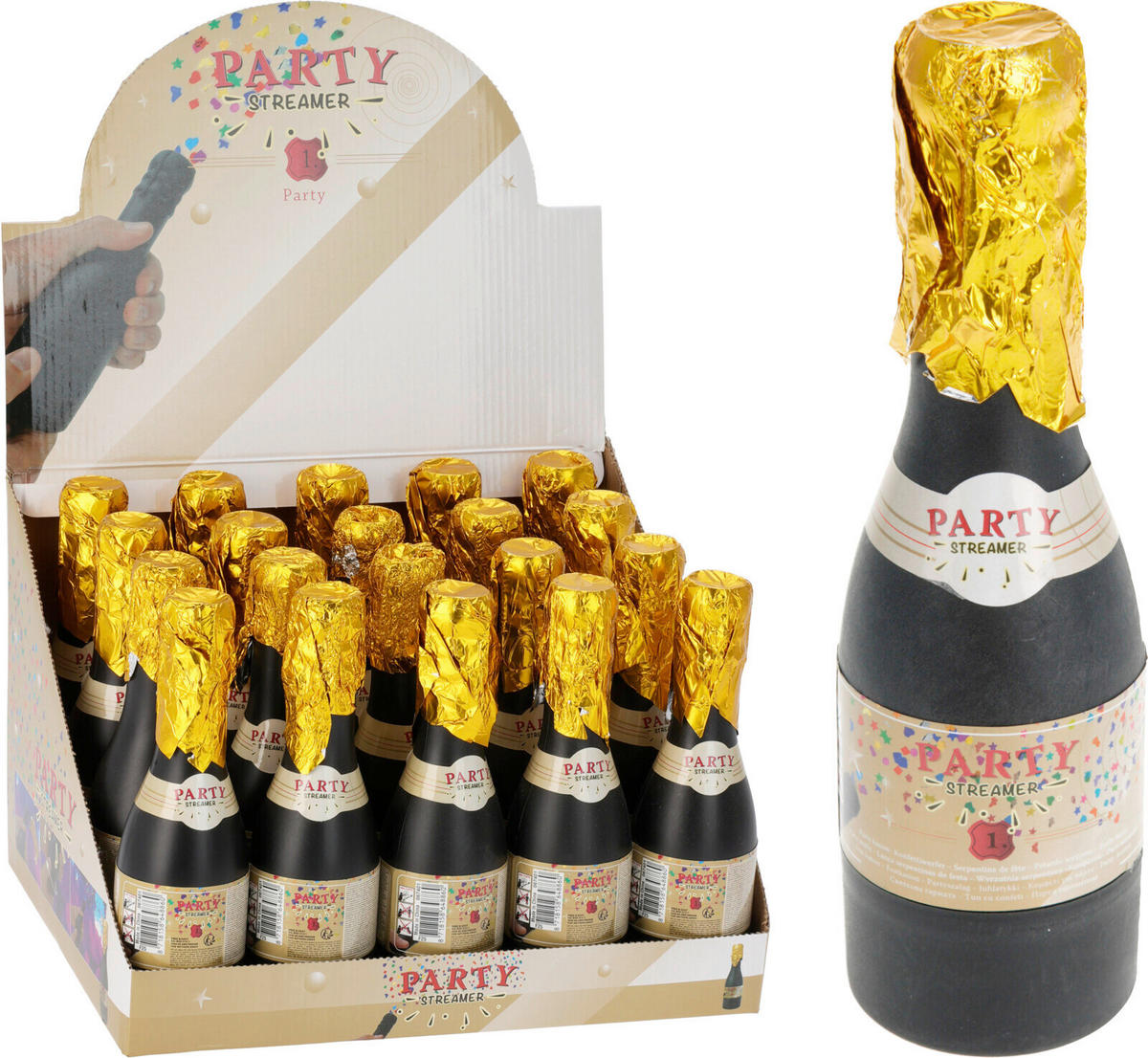 PARTYSET - Multicolor, Basics, Kunststoff (0.66/0.65/20cm)