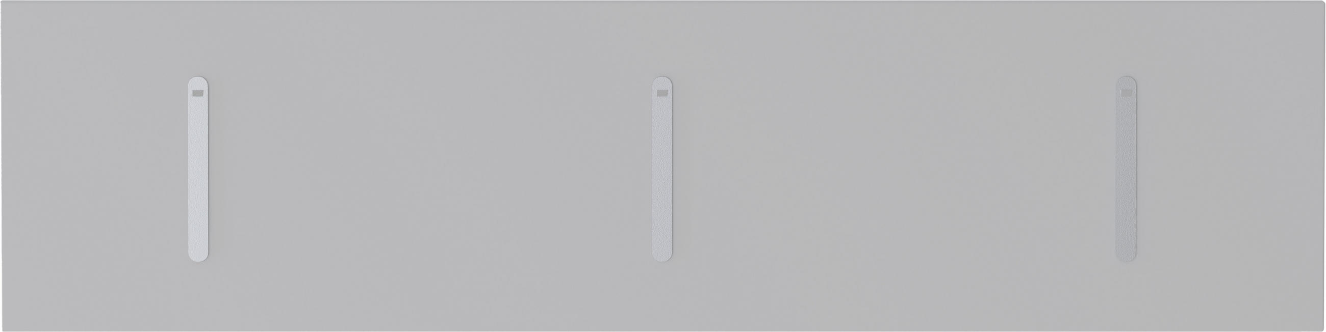 HAKENLEISTE  in Weiß  - Weiß, Design, Holzwerkstoff/Metall (100/25/3cm) - Moderano