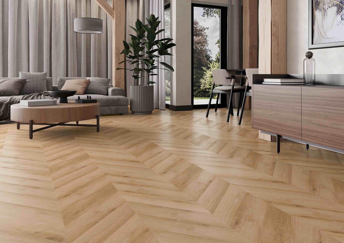 VINYLBODEN Chevron Tucson  per  m² - Design, Kunststoff (60/12/0,45cm) - Venda