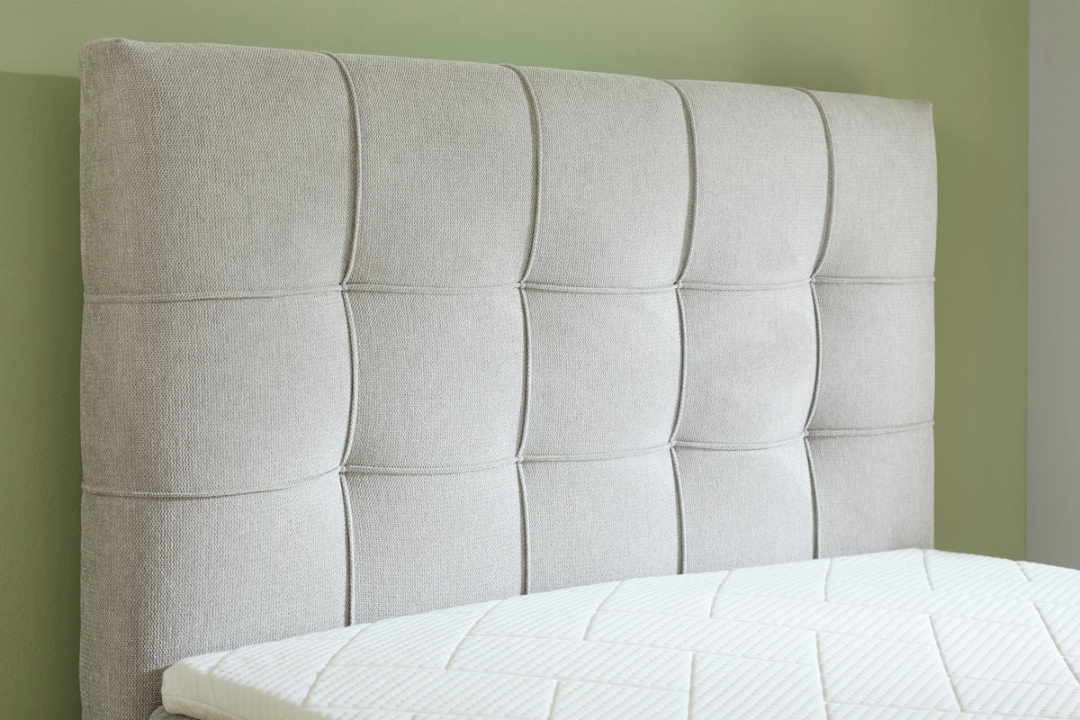 BOXBETT 100/200 cm  in Silberfarben  - Silberfarben/Schwarz, KONVENTIONELL, Kunststoff/Textil (100/200cm) - Boxxx