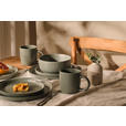 KOMBISERVICE Grün Salerno 16-teilig 4 Personen  - Grün, Trend, Keramik - Novel