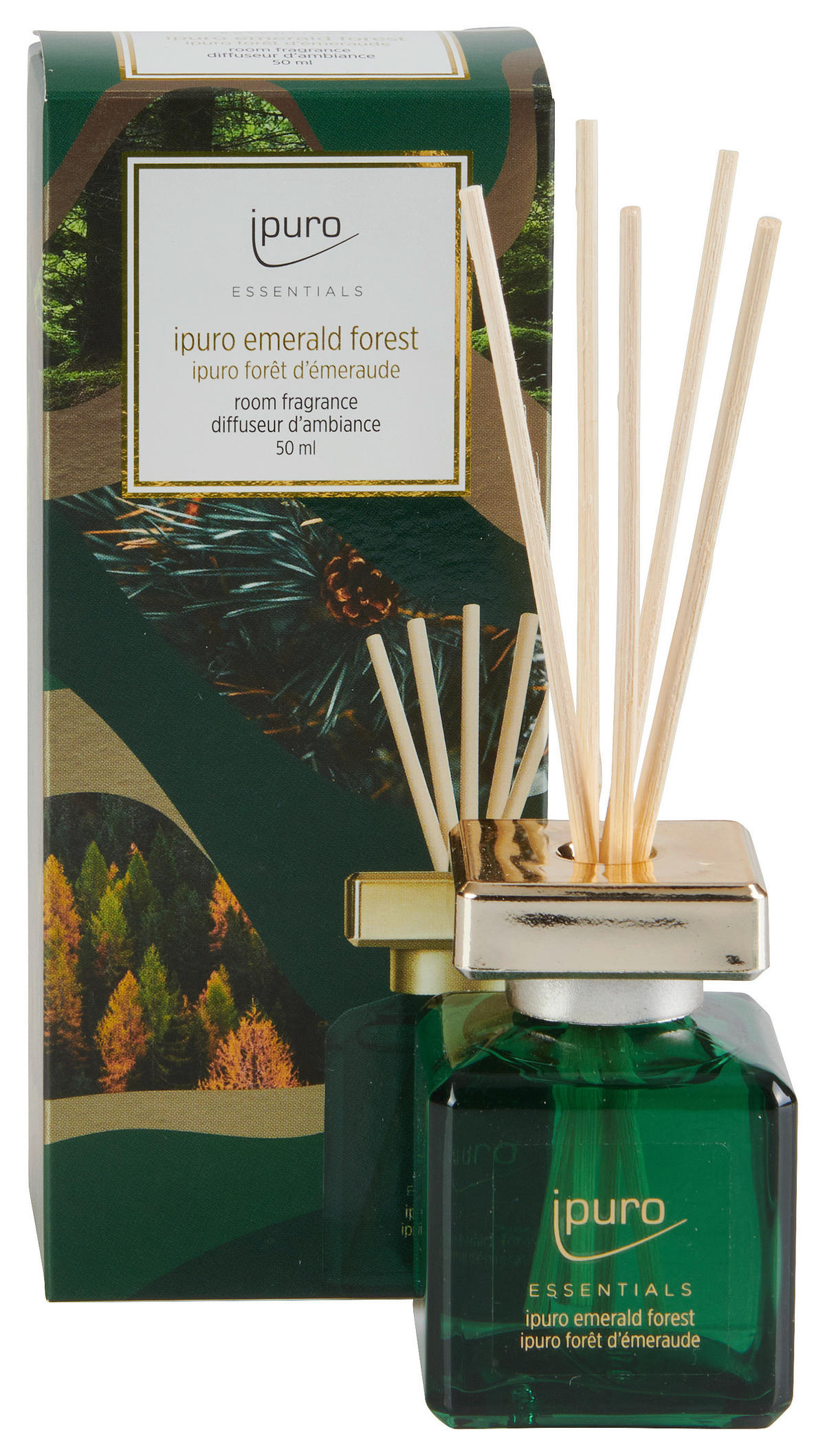 DIFFUSER   - Goldfarben/Grün, Basics (5,3/6,2/15,2cm) - Ipuro