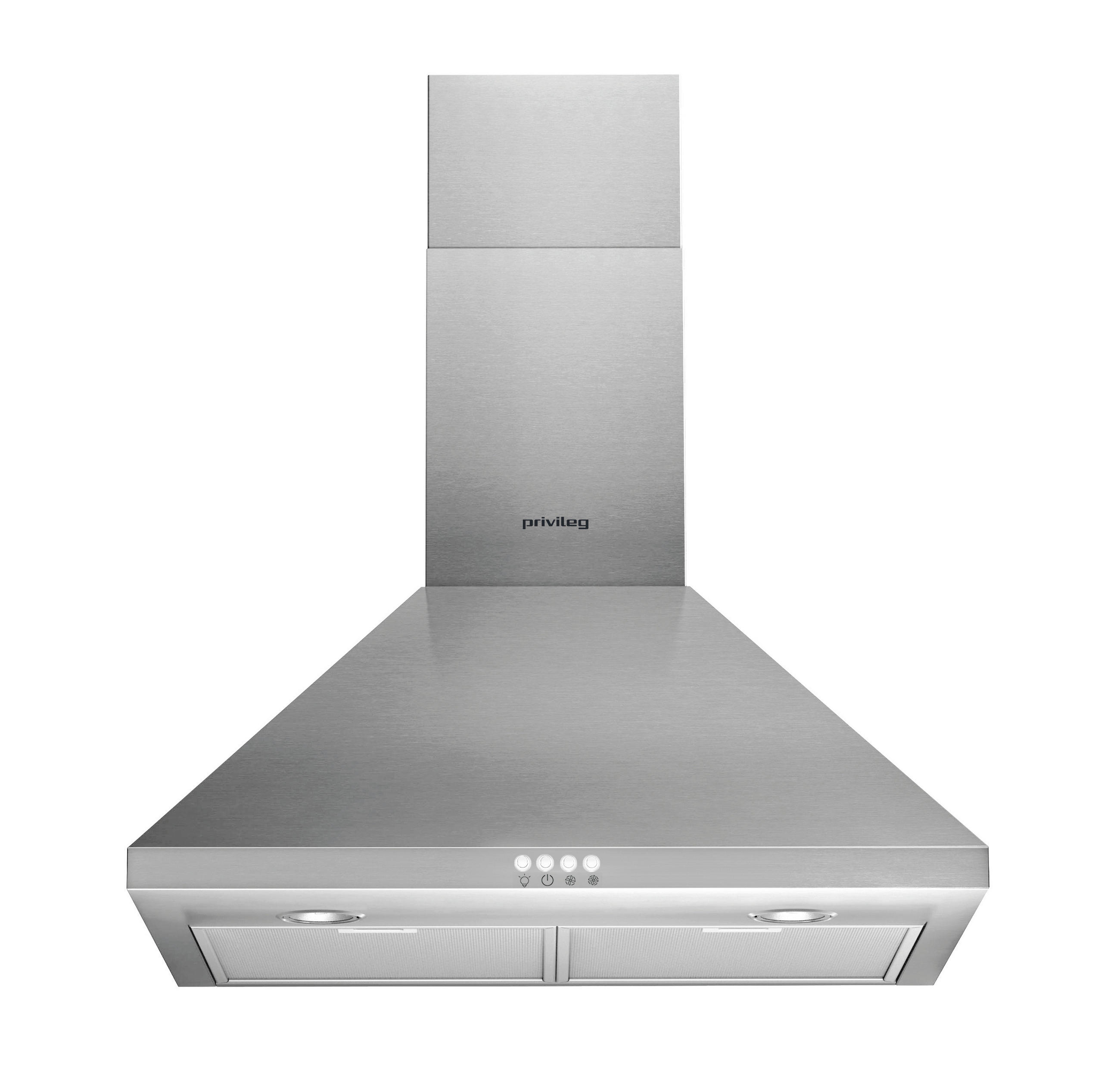 DUNSTABZUGSHAUBE DGHPC 64 LM X  - Edelstahlfarben, Basics, Kunststoff/Metall (59,8/87/40cm) - Privileg