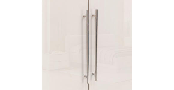 KLEIDERSCHRANK 196/219/59 cm,  in Kaschmir, 4-türig  - Kaschmir/Alufarben, KONVENTIONELL, Holzwerkstoff/Metall (196/219/59cm) - Carryhome